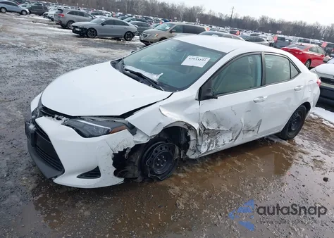 2018 Toyota Corolla Le из США, поврежденный, VIN 2T1BURHE4JC004478